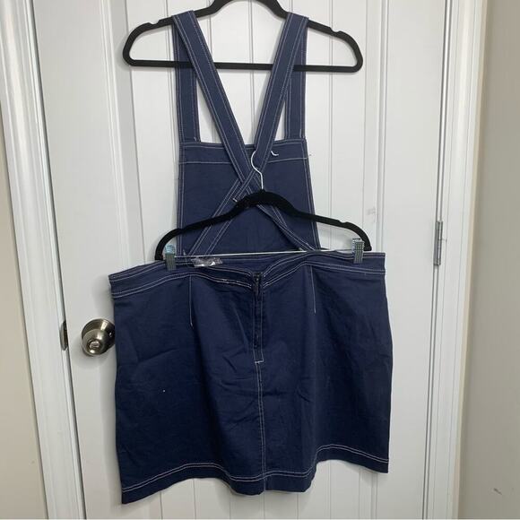 Modcloth blue overall  skirt size 18 - Picture 5 of 9
